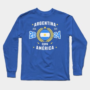 Argentina Copa America 2024 Fan Long Sleeve T-Shirt